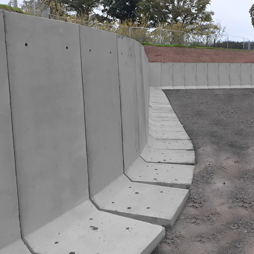 Earth Retaining Wall — alternate view